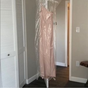 Amsale Sloane Blush Bridesmaid dress